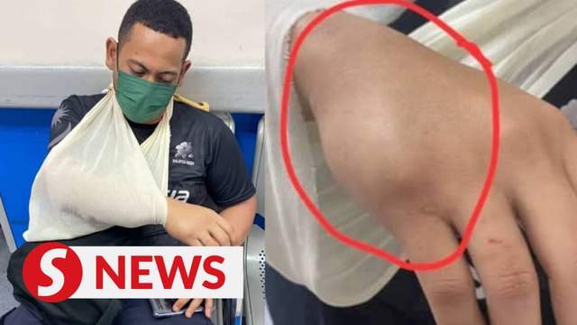 Two foreigners nabbed for ramming roadblock, injuring police corporal