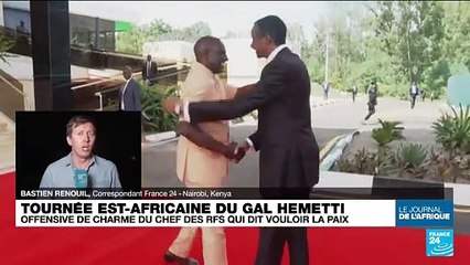 Guerre au Soudan : tournée est-africaine du général Hemetti