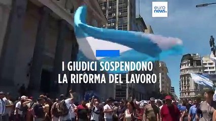 Argentina, un tribunale sospende la riforma ultraliberista del lavoro