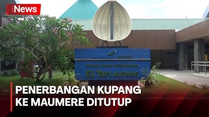 Penerbangan dari Kupang ke Maumere Ditutup akibat Erupsi Gunung Lewotobi