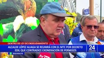 Alcalde López Aliaga anuncia que denunciará a concesionaria de Línea 2 del Metro de Lima