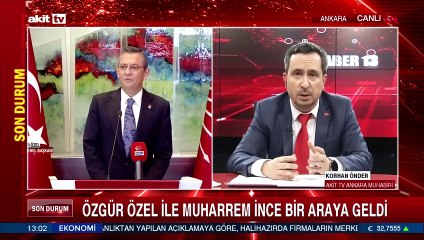 Özgür Özel ile Muharrem İnce bir araya geldi