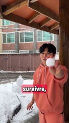 Une boule de neige atteignant Mach 10 : incroyable vitesse ! ❄️