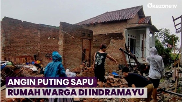Diterjang Angin Puting Beliung, Puluhan Rumah di Indramayu Rusak dan Hancur