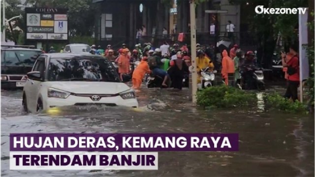 Hujan Guyur Jakarta, Kawasan Kemang Raya Terendam Banjir