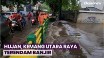 Hujan Deras, Kawasan Kemang Utara Raya Terendam Banjir