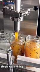 Machine de remplissage de liquides à buse unique