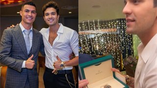Le cadeau clinquant de Cristiano Ronaldo à Luan Santana