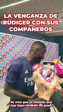 Rüdiger promete vengarse de sus compañeros en el próximo partido