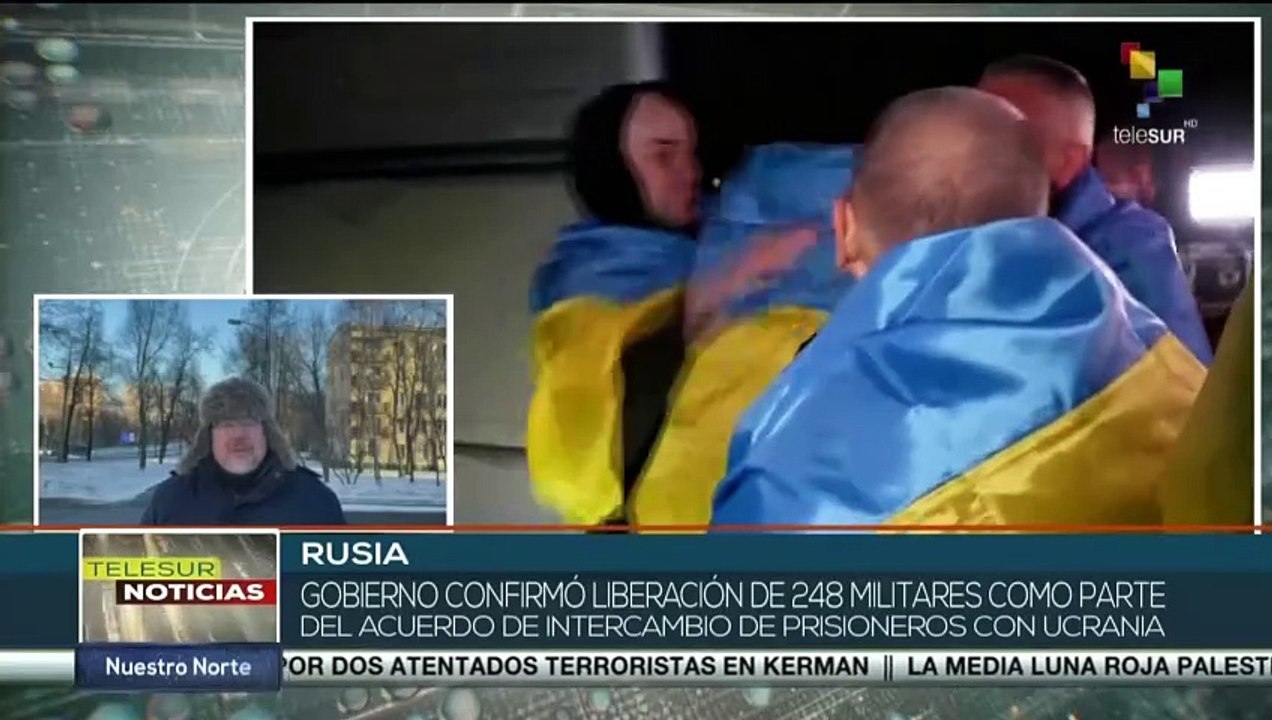 Rusia y Ucrania intercambian prisioneros de guerra