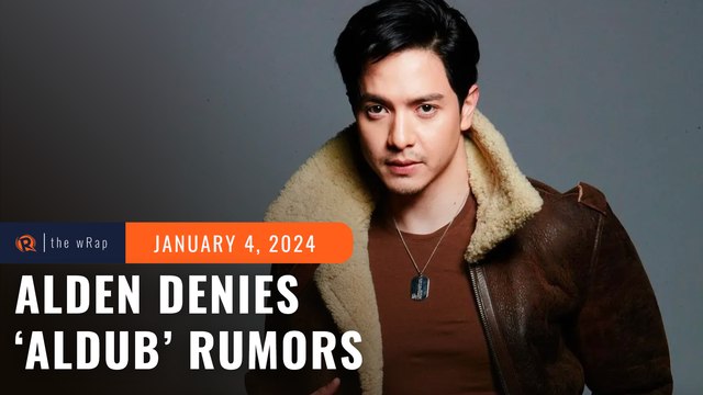 ‘Never kaming kinasal’: Alden Richards debunks rumors of relationship, ‘love child’ with Maine Mendoza