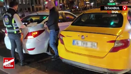 İstanbul’da tartıştığı sürücünün önünü kesen taksiciye ceza