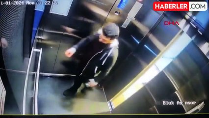 Asansörde kediyi tekmeleyip ezerek öldüren cani gözaltında