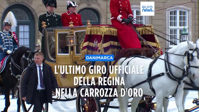 Danimarca, la regina Margherita II fa la sua ultima apparizione cerimoniale prima dell'abdicazione
