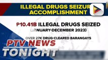 Authorities seized P10.41B illegal drugs, cleared over 27K barangays in 2023