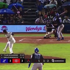 ¡El Triple #15 de Emilio Bonifacio en Round Robin en LIDOM!