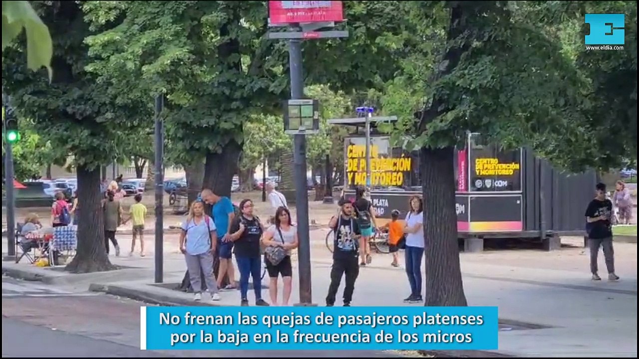 No frenan las quejas de pasajeros platenses por la baja en la ...