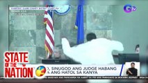Akusado, sinugod ang judge habang binababa ang hatol sa kanya | SONA