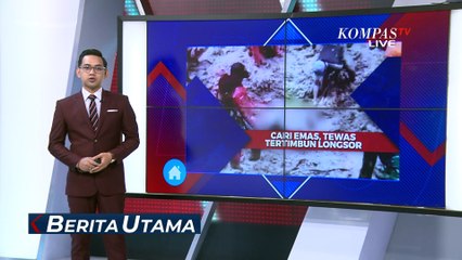 Proses Pencarian Petambang Emas yang Tewas Tertimbun Longsor di Solok Selatan