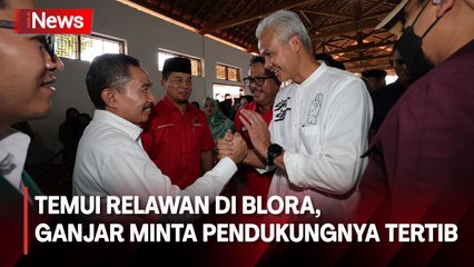 Kunjungi Blora, Ganjar Minta Pendukungnya Tertib Agar Kejadian Boyolali Tidak Terulang