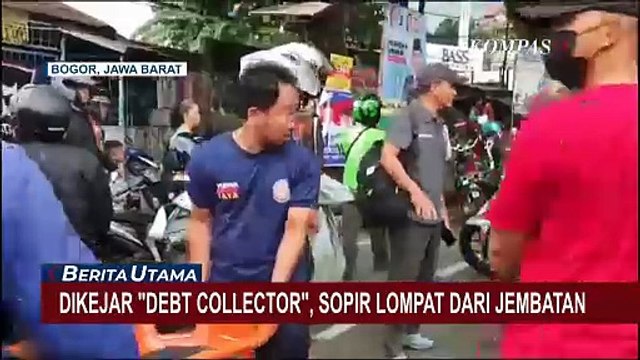 Dikejar 'Debt Collector' Sopir Jasa Pengiriman Barang Nekat Lompat dari Jembatan Setinggi 20 Meter