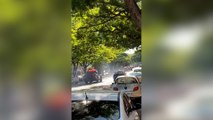 Motorista com carro carregado com agrotóxicos foge pelas ruas de Guaíra; vídeo
