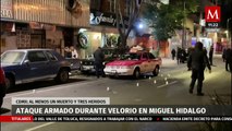 Balacera en velorio deja tres heridos y un muerto en alcaldía Miguel Hidalgo, CdMx