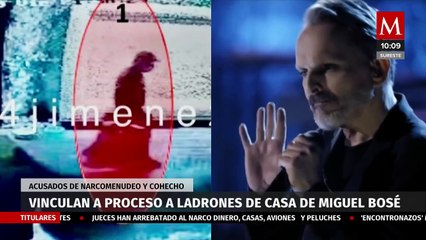 Vinculan a proceso a los cinco detenidos por el robo a la casa de Miguel Bosé
