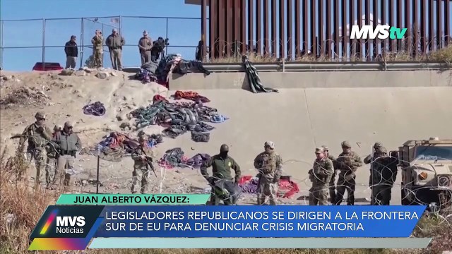 LEGISLADORES REPUBLICANOS DENUNCIAN CRISIS MIGRATORIA EN EU