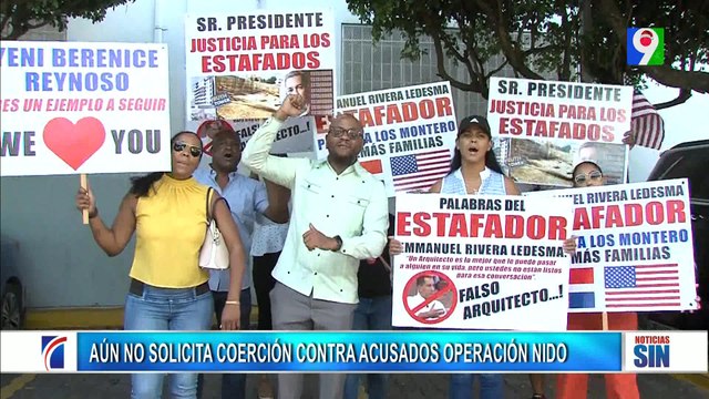 Esperan solicitud de coerción contra imputados de operación Nido| Primera Emisión SIN