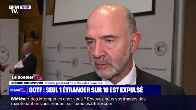 Rapport sur la lutte contre l'immigration: Il faut améliorer l'efficacité de cette politique , affirme Pierre Moscovici (premier président de la Cour des comptes)