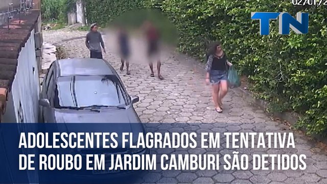 Adolescentes flagrados em tentativa de roubo em Jardim Camburi são detidos