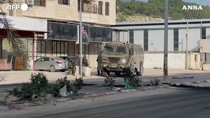 Cisgiordania, le forze di sicurezza israeliane prendono posizione