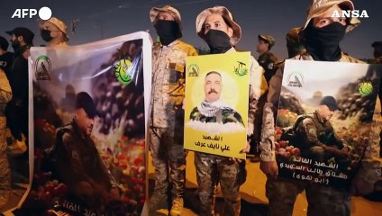 Baghdad, i funerali del comandante filoiraniano ucciso dagli americani