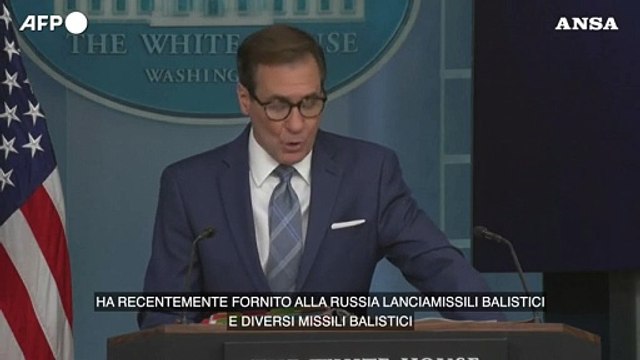 Usa: La Corea del Nord ha dato missili alla Russia per l'Ucraina
