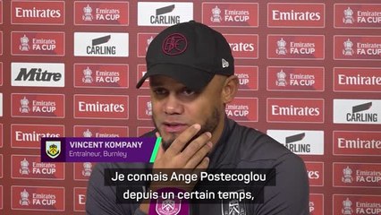 3e tour - Kompany : "Pas surpris par la réussite de Postecoglou"