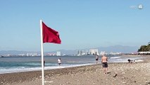 Las marejadas que han mantenido bandera roja en Puerto Vallarta derivan de las tormentas invernales
