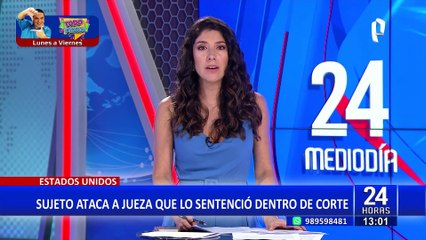 EEUU: ¡no le dio libertad y convicto atacó a jueza en plena audiencia!