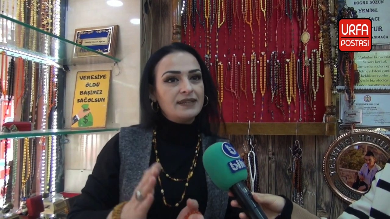 Şanlıurfa’nın tek kadın tespihçisi