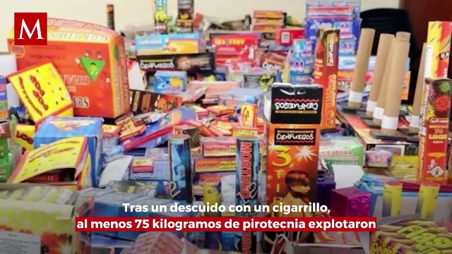 Joven holandés provoca explosión de 75 kg de fuegos artificiales