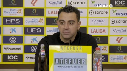El rifirrafe entre Xavi y una periodista por una "suposición absurda"
