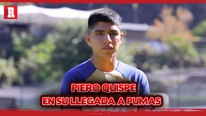 Piero Quispe tras su llegada a Pumas: "Es una bonita oportunidad de demostrar de que estoy hecho"