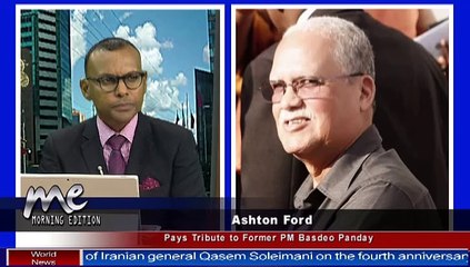 Ford Praises Panday’s Vibrant Leadership and Lasting Legacy 🇹🇹