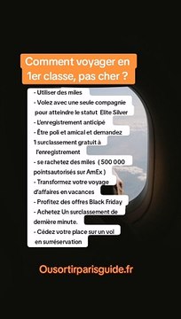 comment voyager en 1er classe, pas cher
