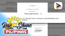 Malacanang Palace, idineklarang special non-working holiday ang Jan. 9 sa Maynila