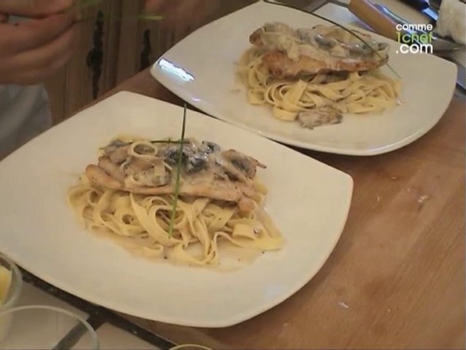 Recette Escalope à la crème de Porto