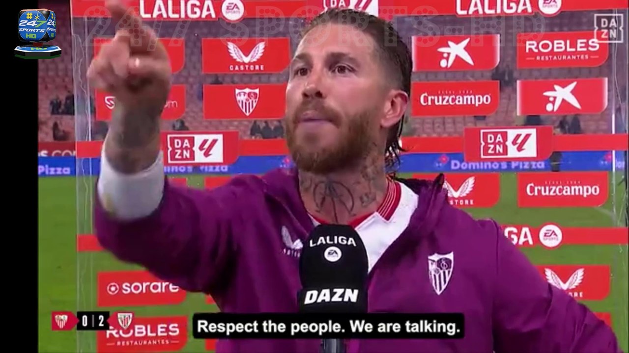 Shocking Moment: Sergio Ramos Shouted at Fans Who Interrupted Him During a Live TV Interview