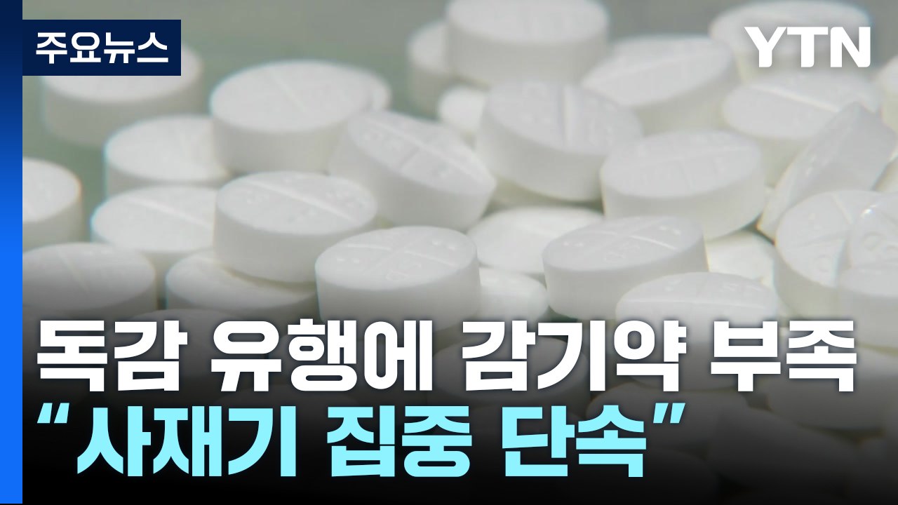 독감 유행에 감기약 부족...정부 "사재기 집중 단속" / YTN