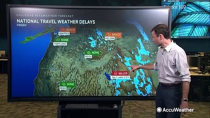 Storms to cause tricky travel across the US this Friday