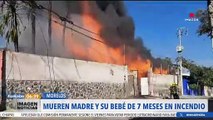 Muere joven madre y su bebé de 7 meses en un incendio en Morelos